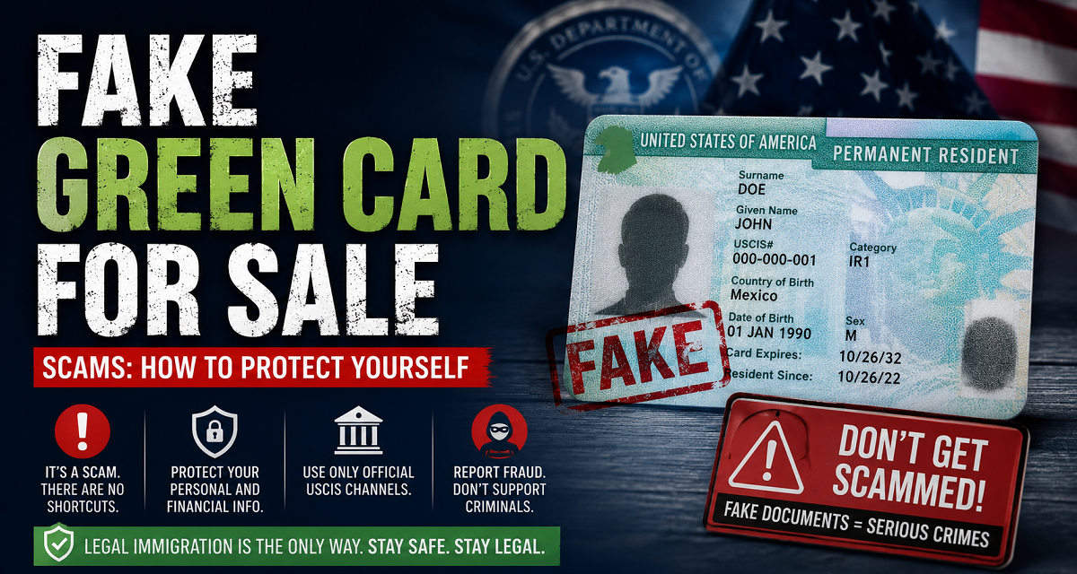 Fake Green Card for Sale