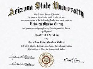 Authentic Looking fake degrees