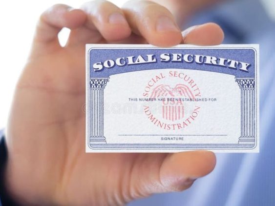 Novelty Social Security Card