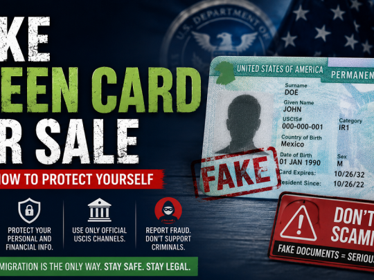 Fake Green Card for Sale